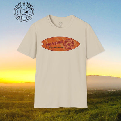 Makena Big Beach Maui Skim Board Hawaii T-Shirt