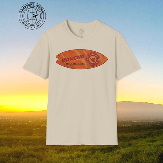 Makena Big Beach Maui Skim Board Hawaii T-Shirt