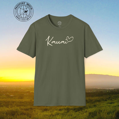 Heart Signature (Islands Edition), Kauai, Hawaii T-Shirt