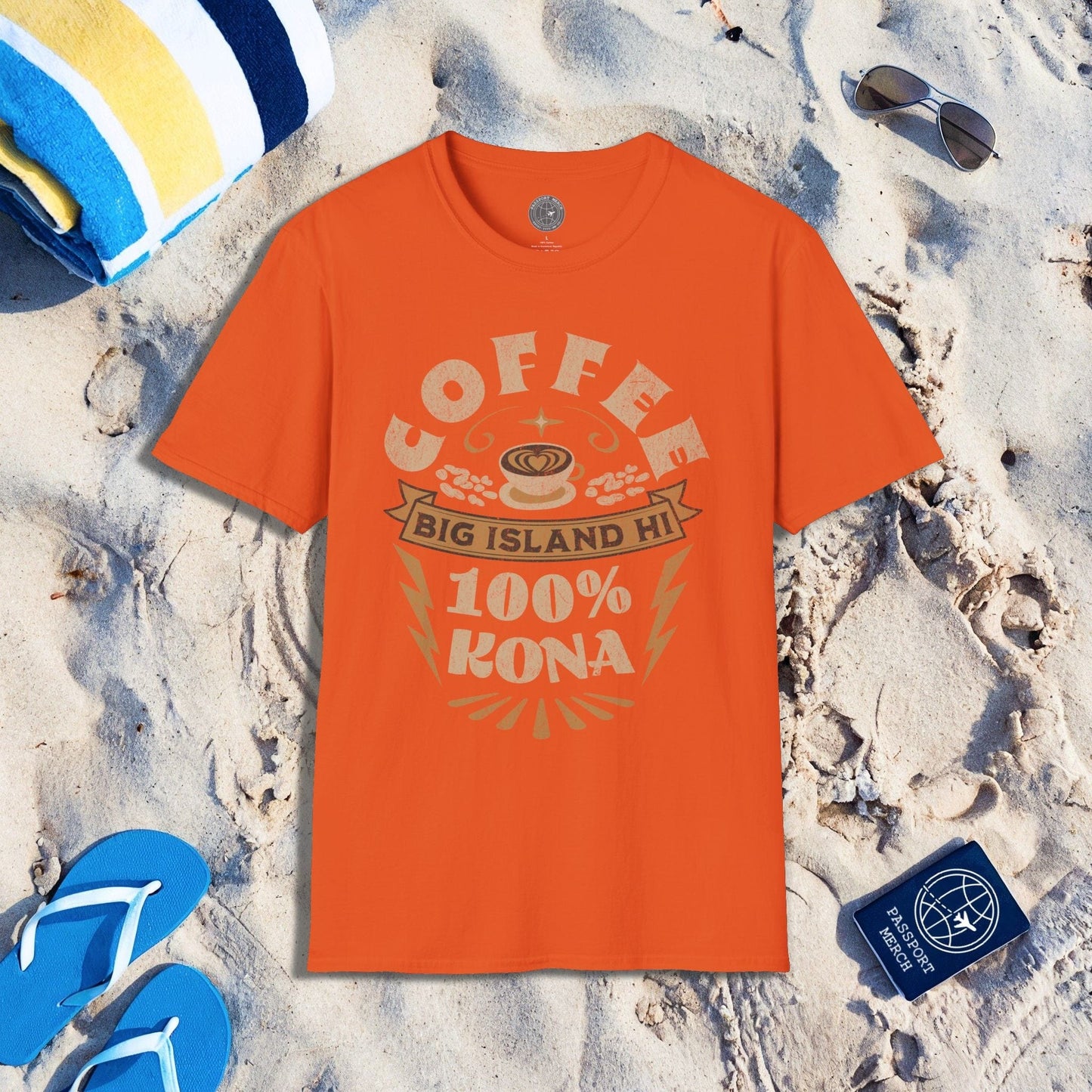 100 Percent Kona Coffee Hawaii T-Shirt