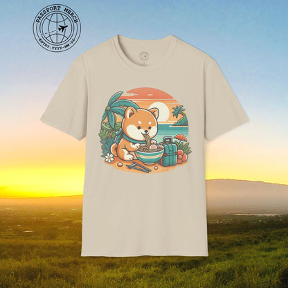 Japanese Shiba Inu Meets Hawaiian Saimin T-Shirt