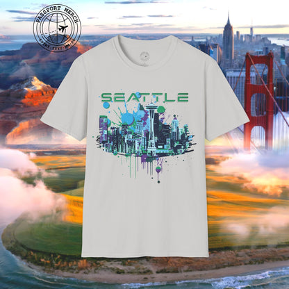 Abstract Space Needle, Seattle Washington T-Shirt