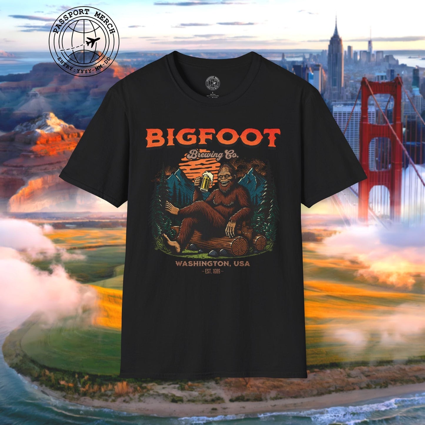 Bigfoot Brewing Company, Washington T-Shirt