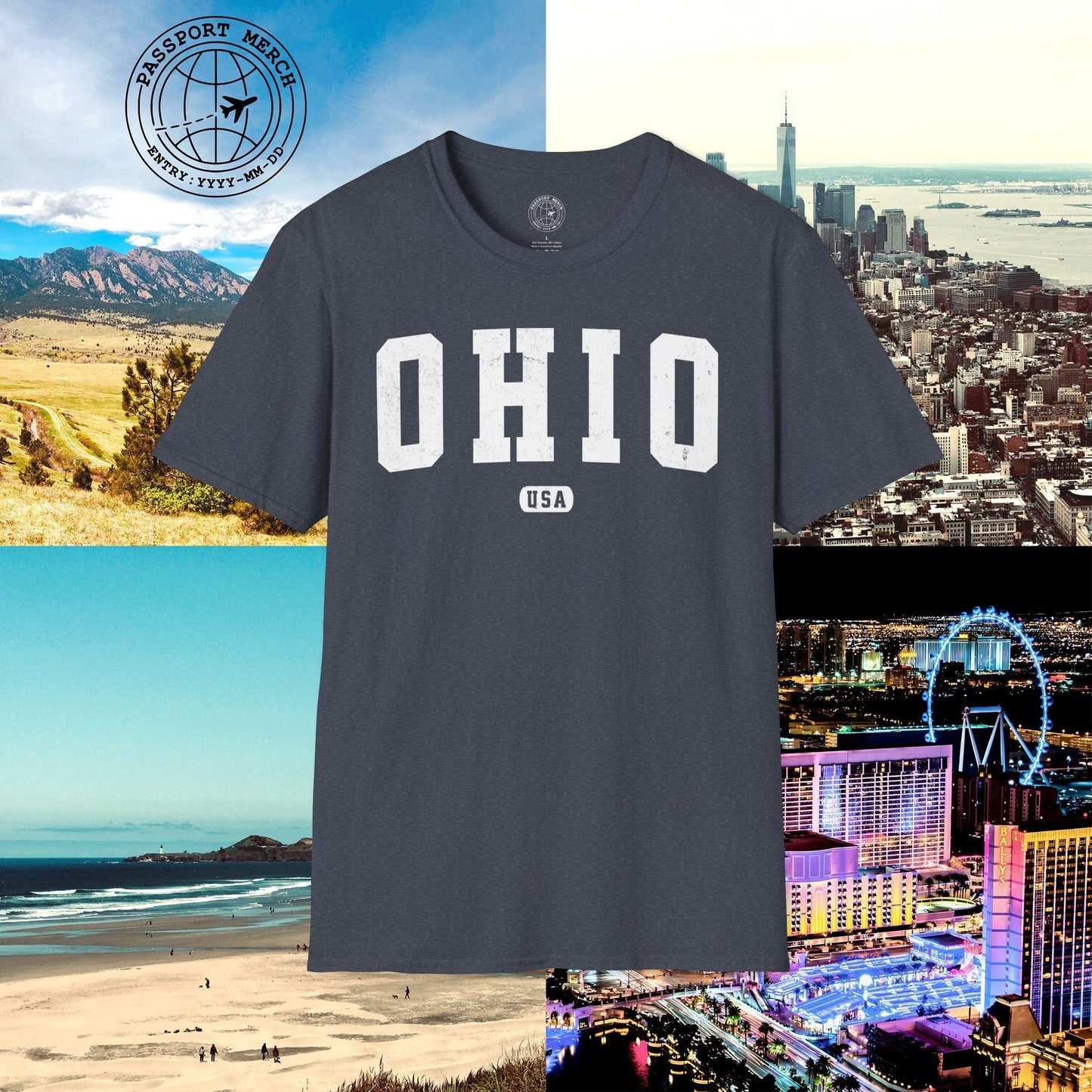 Classic Athletic, Ohio (50 States Edition) T-Shirt