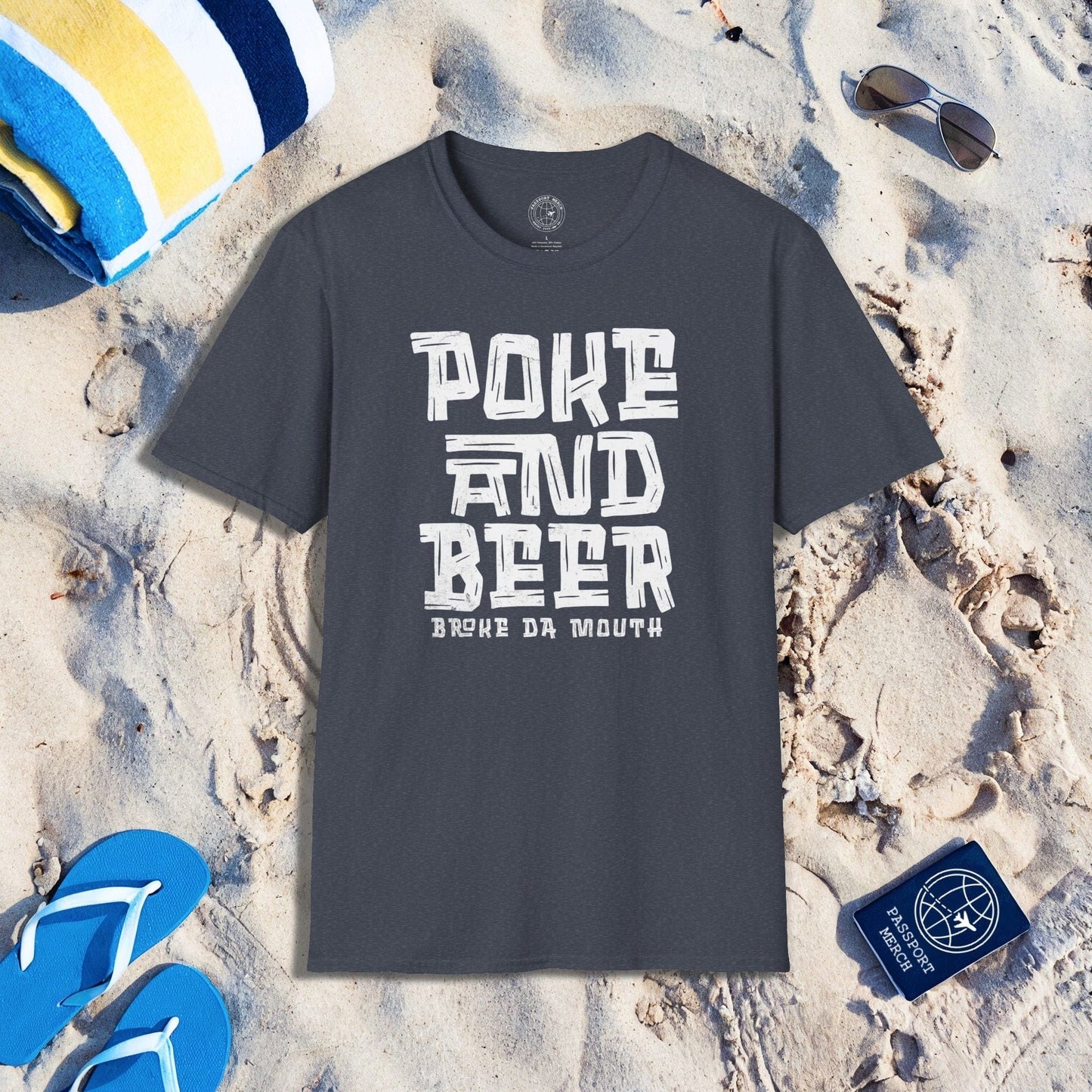 Poke and Beer, Hawaii T-Shirt