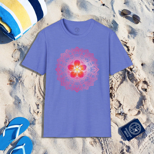 Hawaiian Plumeria Mandala T-Shirt