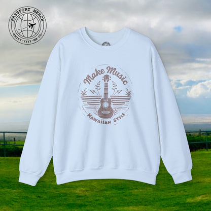 Make Music Hawaiian Style Crewneck