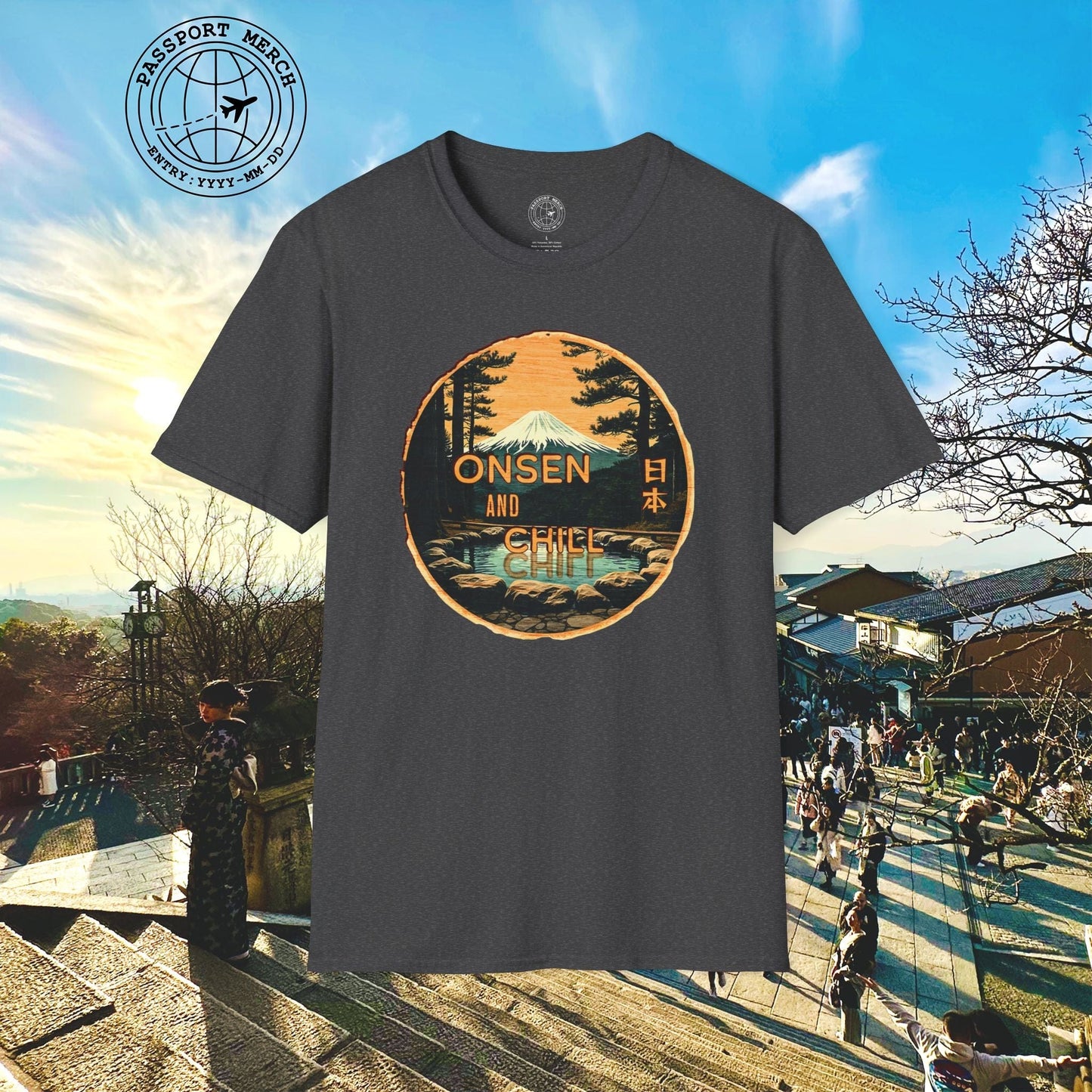 Onsen and Chill, Japan T-Shirt