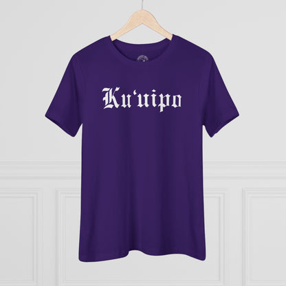 Black and White Ku'uipo (Hawaiian Jewelry Style), Womens Fit T-Shirt