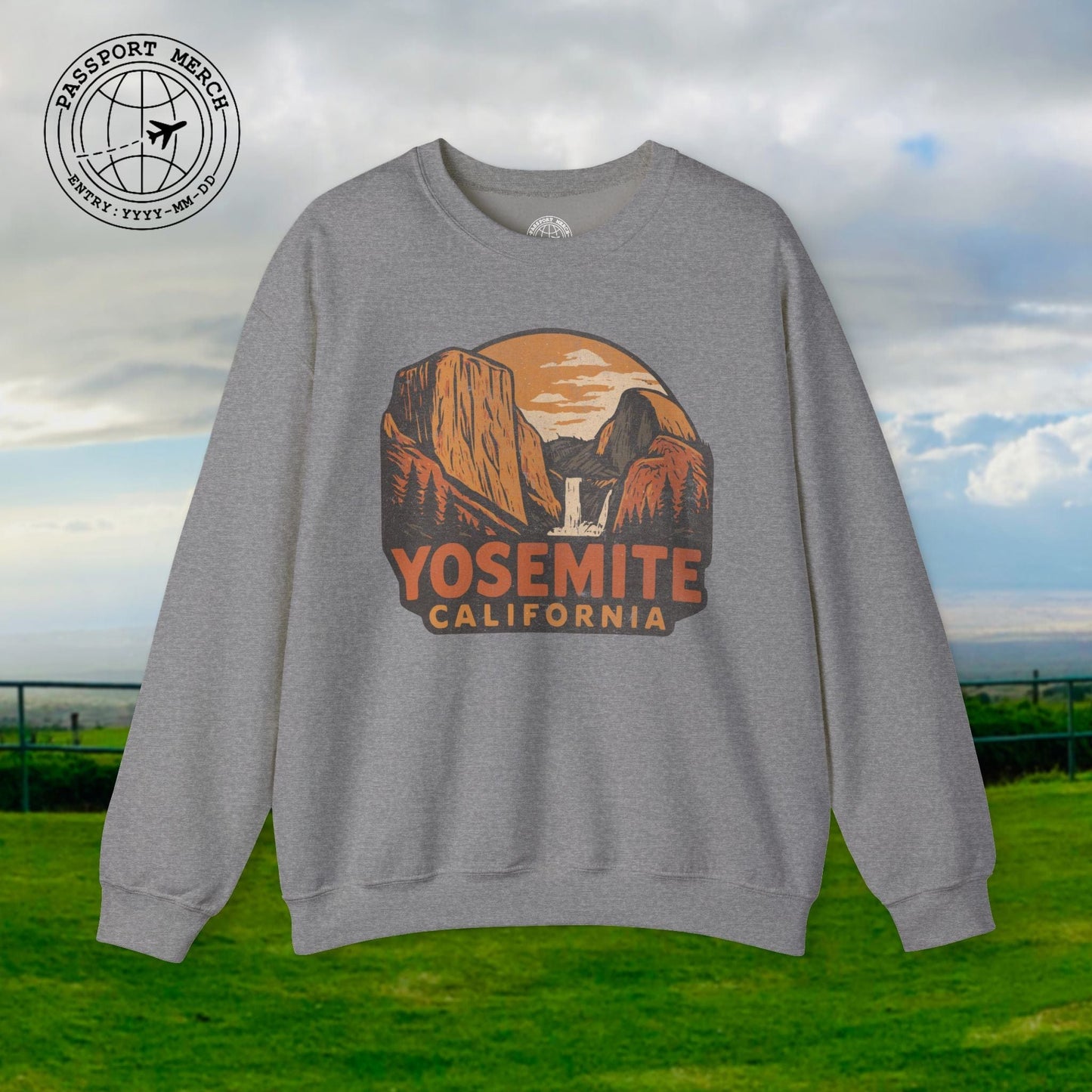 Yosemite, California - 80's Vintage Crewneck