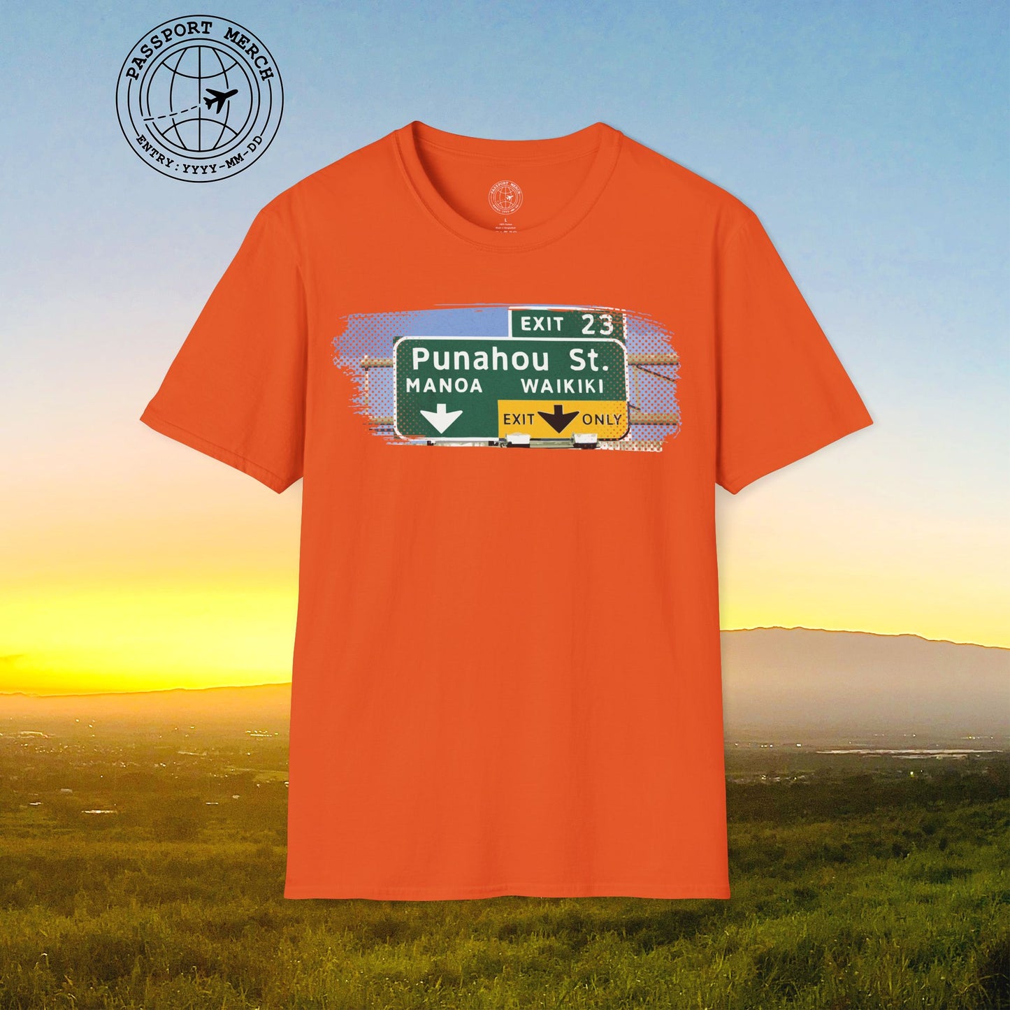 Signs of Wanderlust, Waikiki, Exit Only, Hawaii T-Shirt