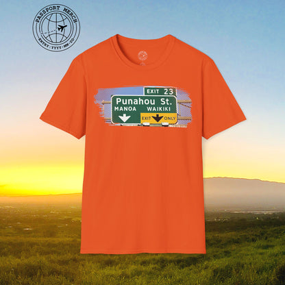 Signs of Wanderlust, Waikiki, Exit Only, Hawaii T-Shirt
