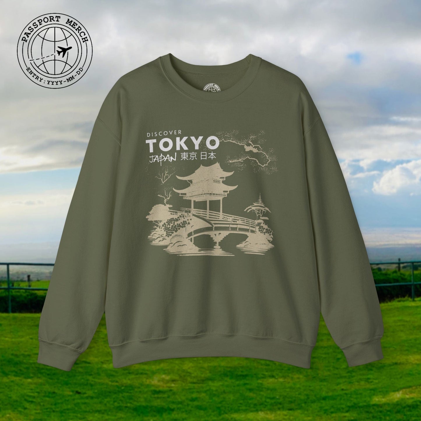 Discover Tokyo Japan Crewneck