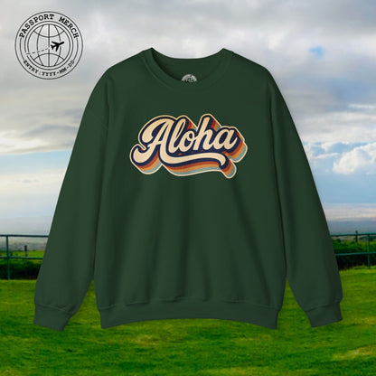 Classic 70s, Aloha, Hawaii Crewneck
