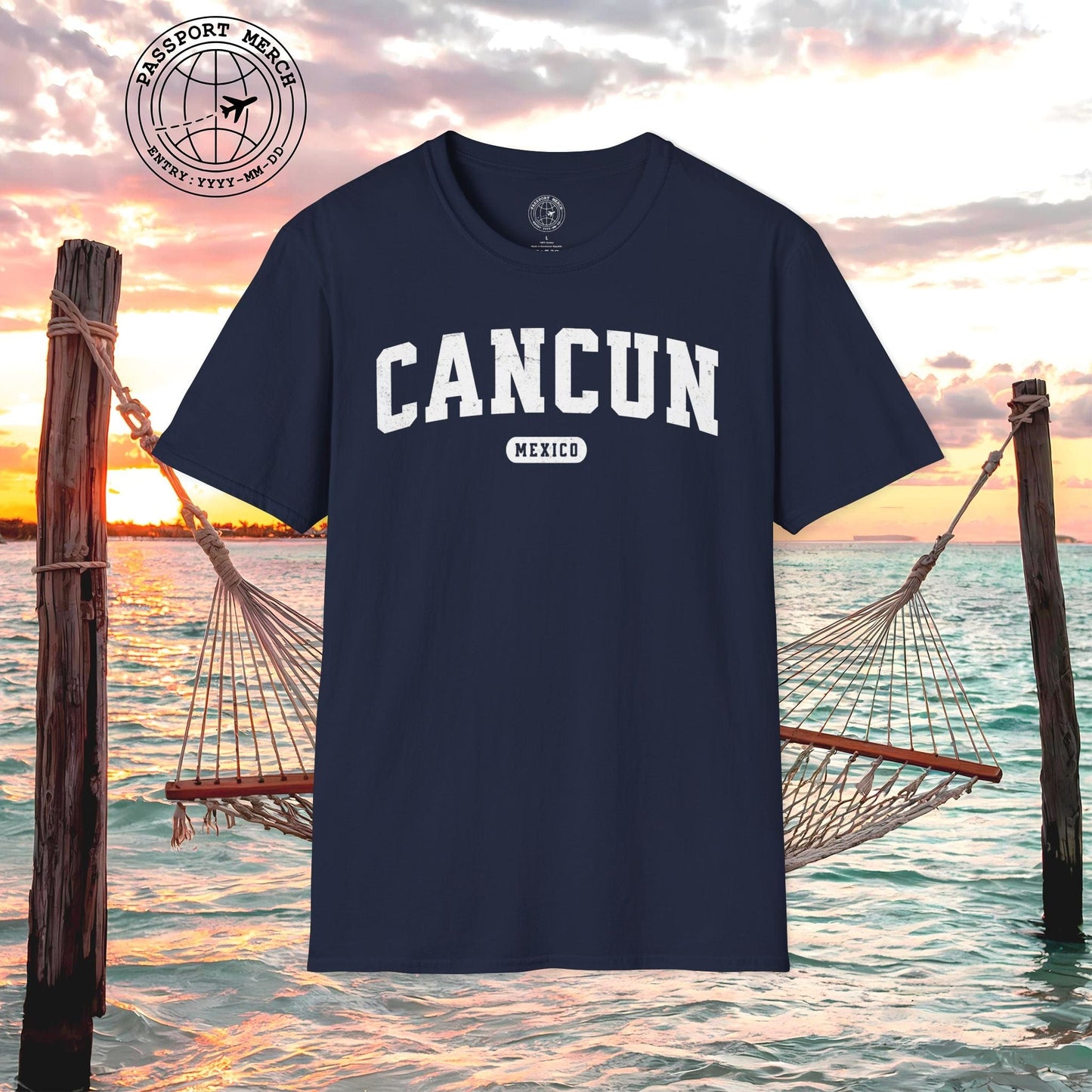 Classic Athletic (Bucket List Edition), Cancun, Mexico T-Shirt
