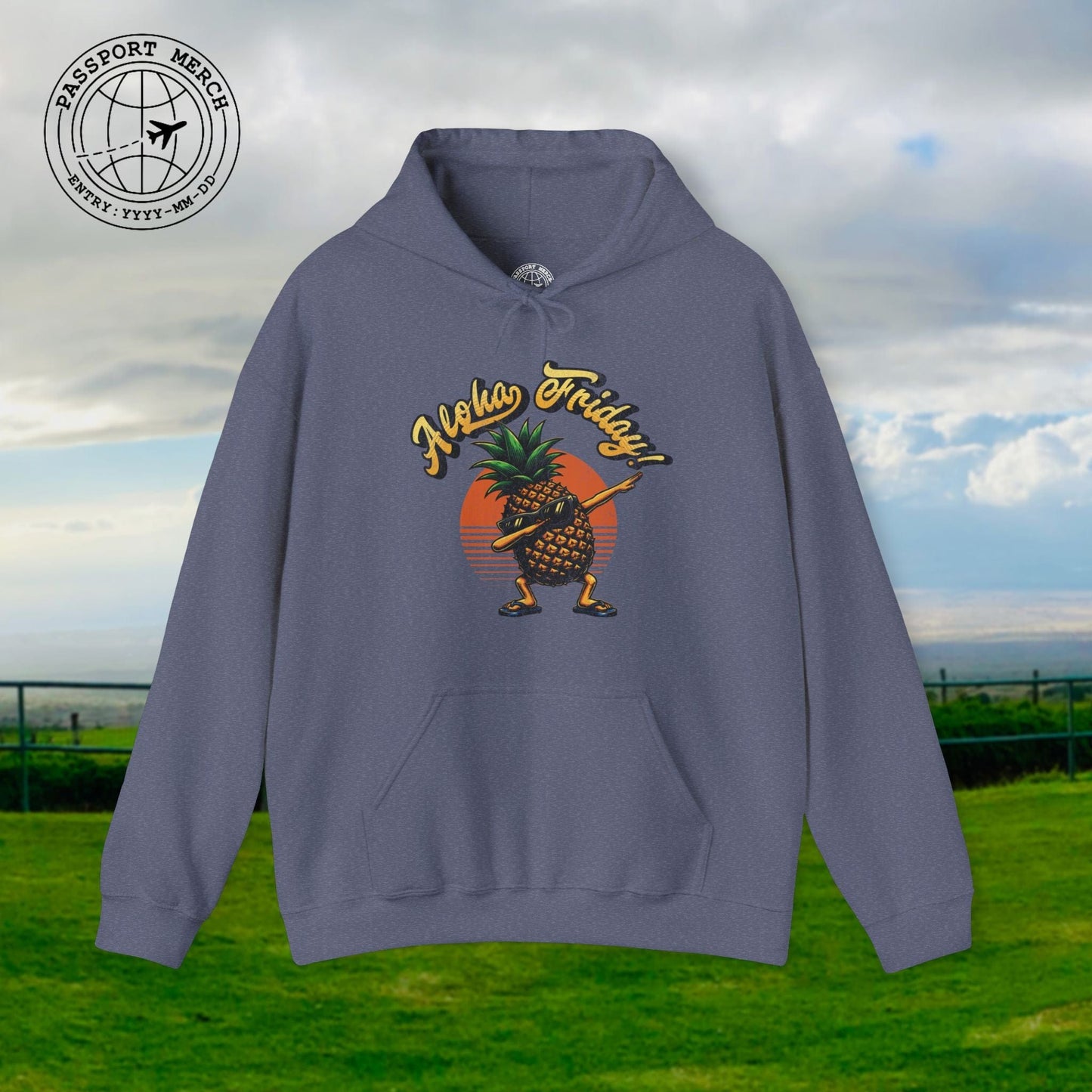 Aloha Friday Dabbing Pineapple Hawaii Hoodie