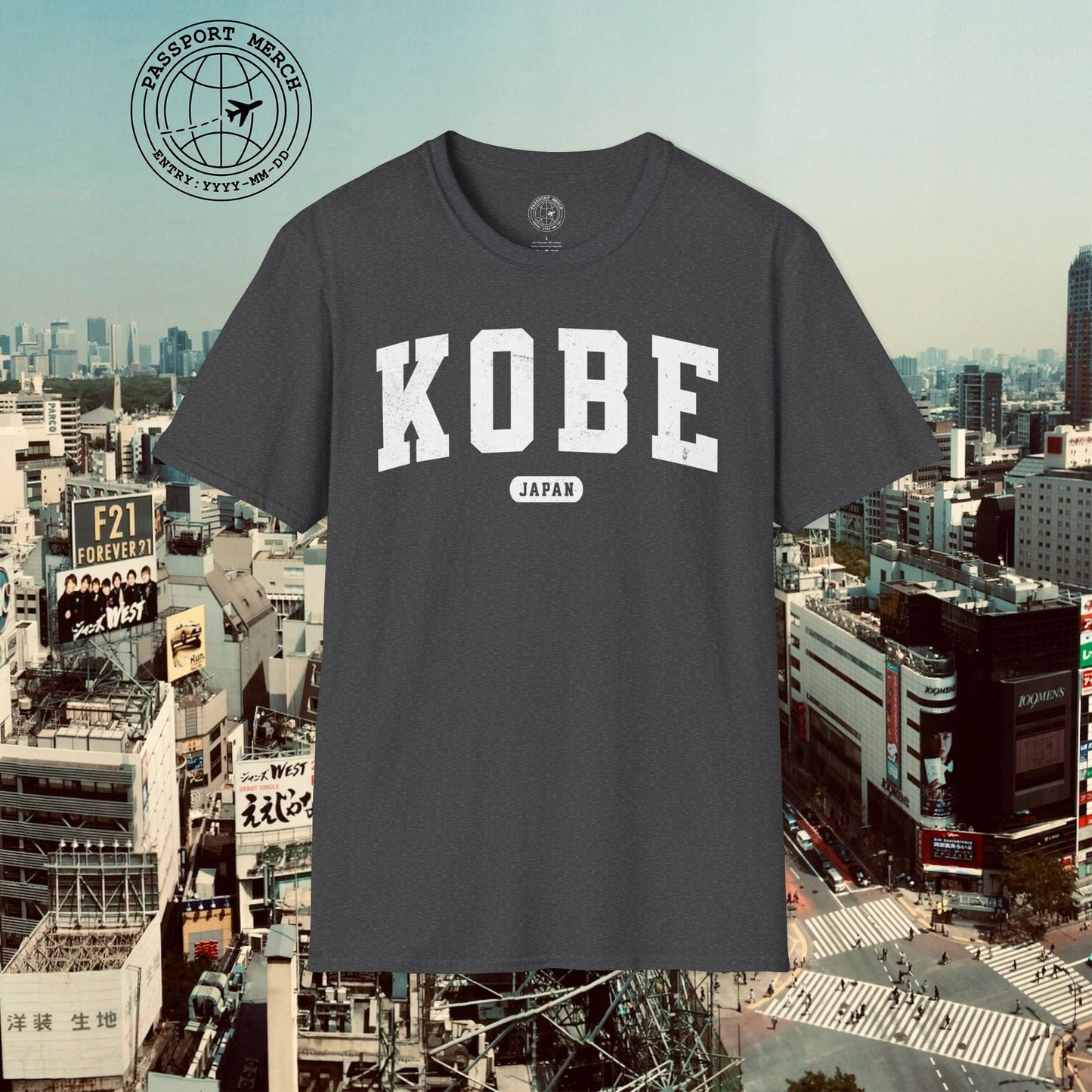 Classic Athletic (Bucket List Edition), Kobe, Japan T-Shirt