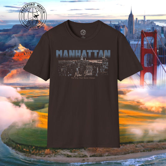 The City That Never Sleeps, Manhattan New York T-Shirt