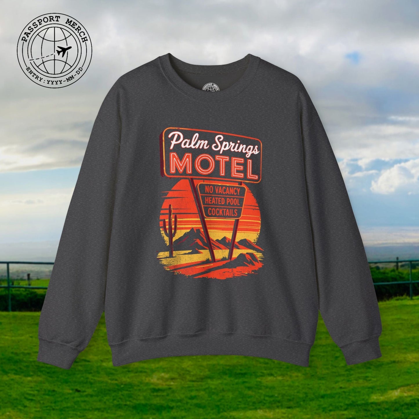 No Vacancy, Palm Springs, California Crewneck