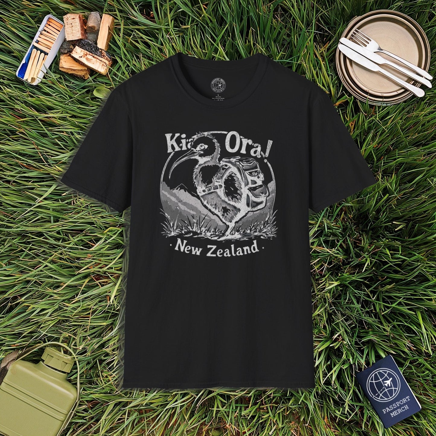 Kia Ora Kiwi, New Zealand T-Shirt