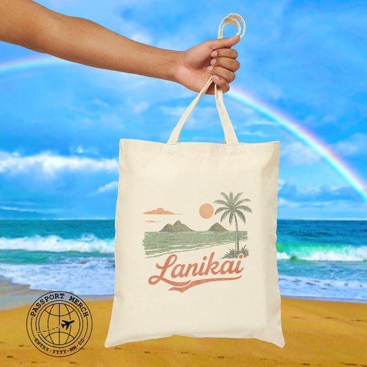 Vintage Lanikai, Oahu, Hawaii Tote Bag