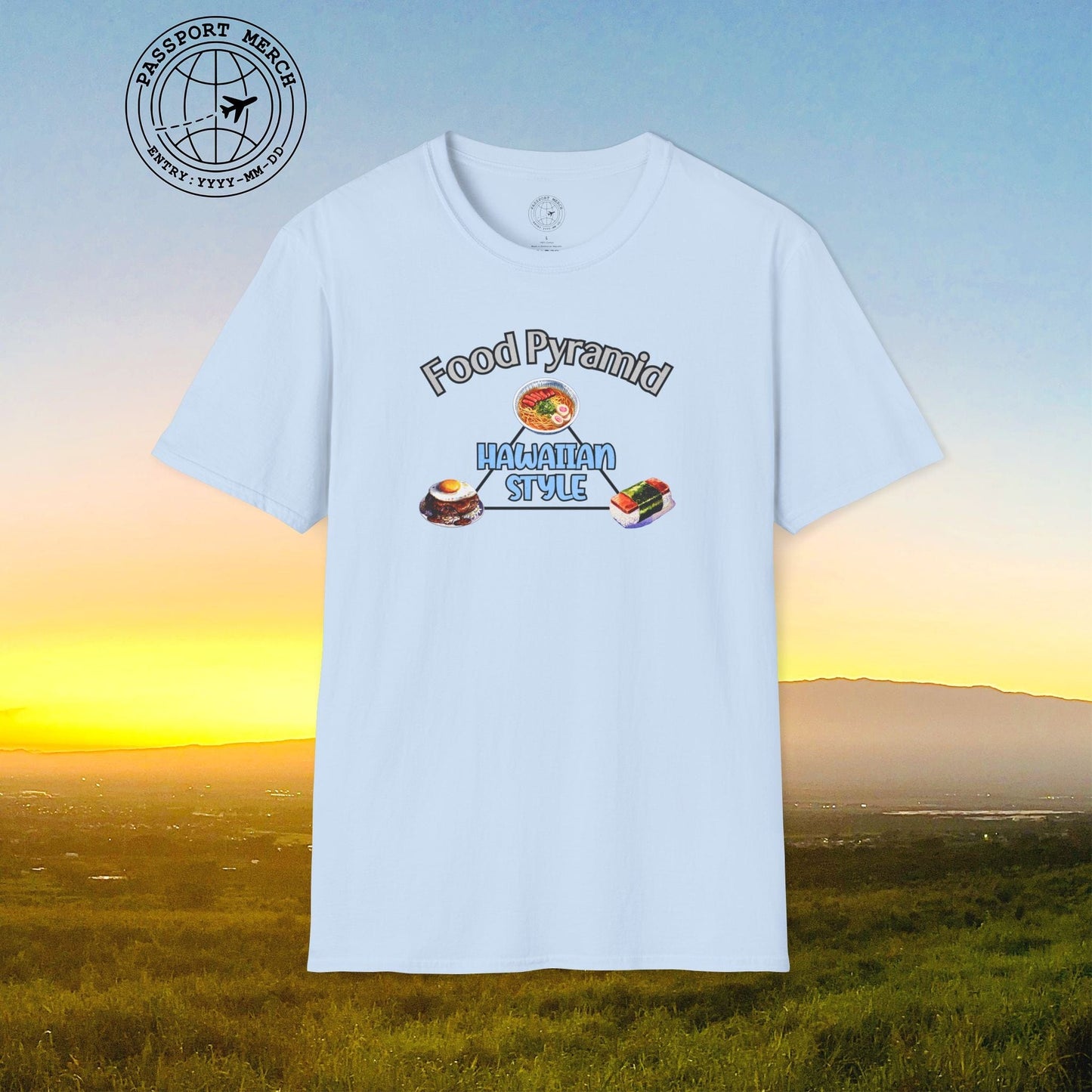 Food Pyramid Hawaiian Style T-Shirt