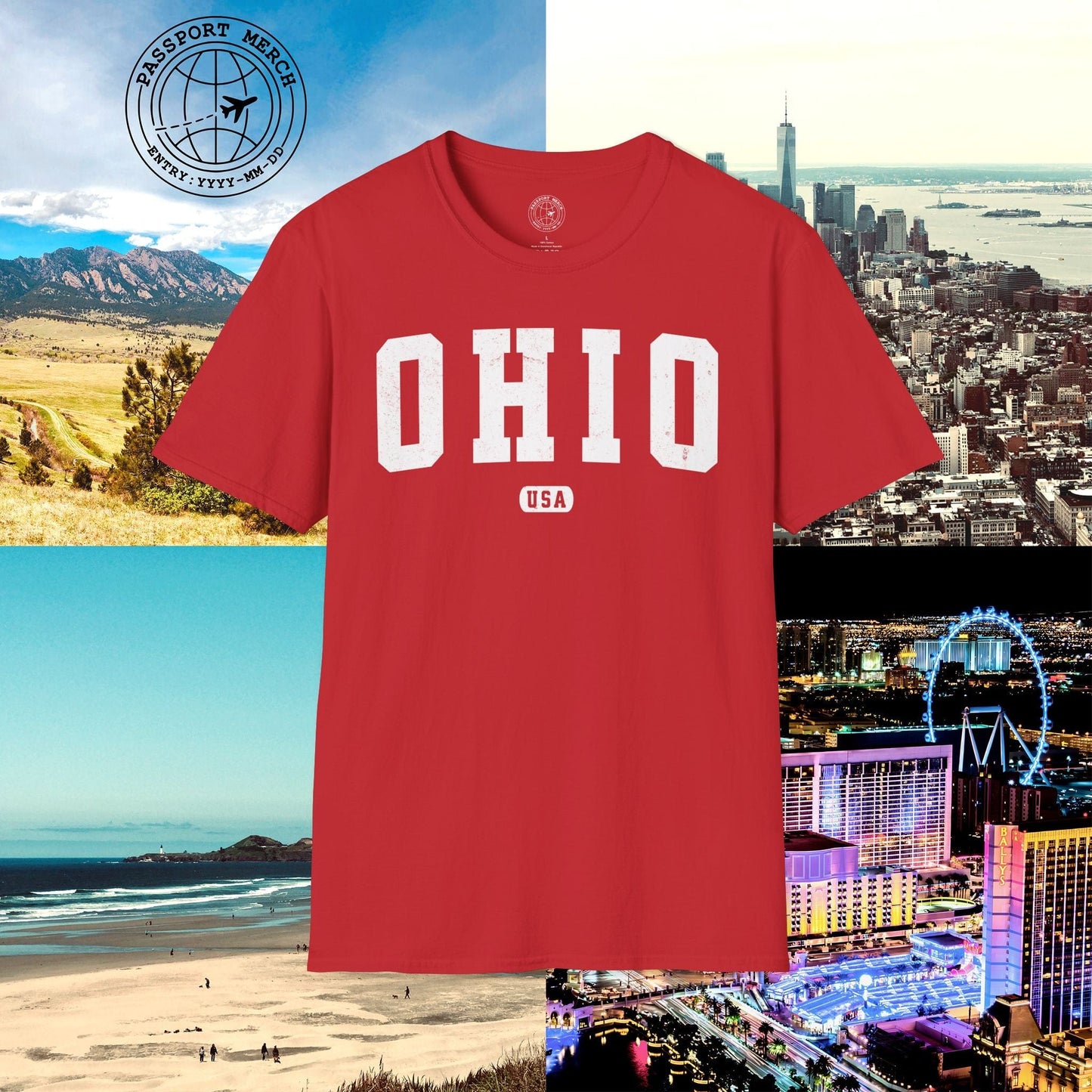 Classic Athletic, Ohio (50 States Edition) T-Shirt