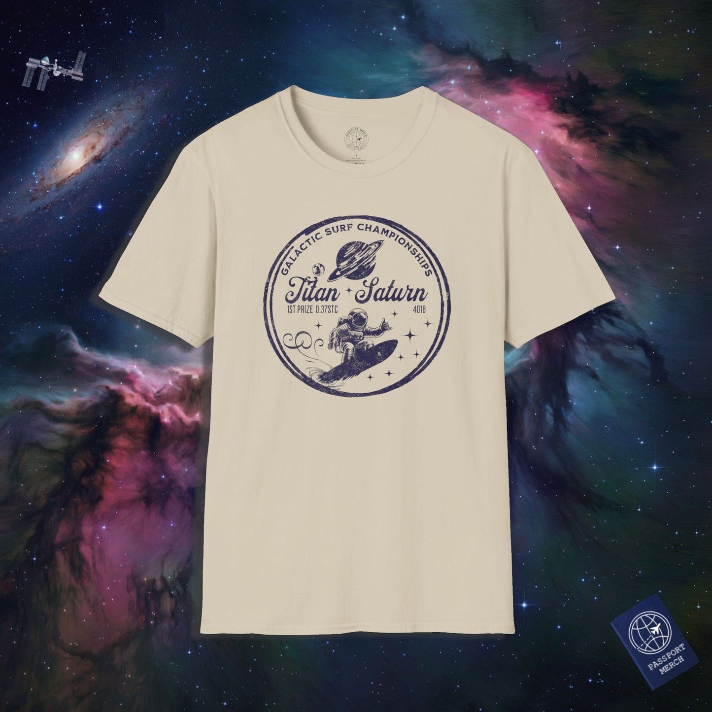 Galactic Surf Championships, Titan, Saturn T-Shirt