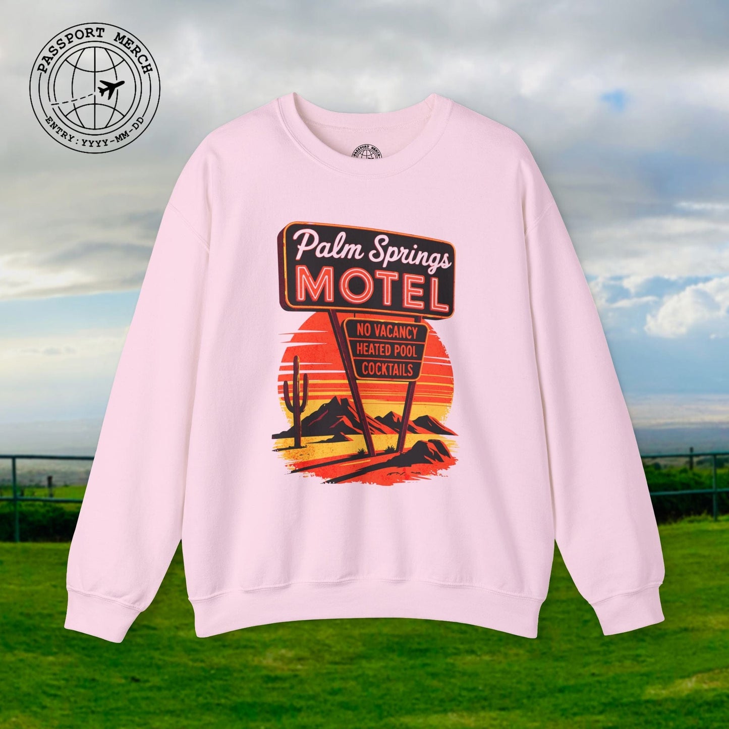 No Vacancy, Palm Springs, California Crewneck