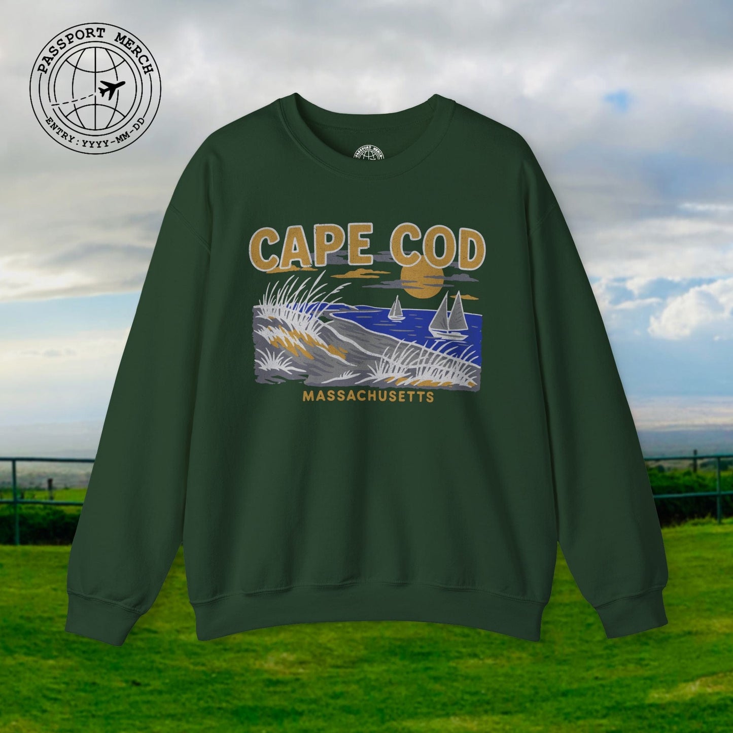 Cape Cod, Massachusetts - 80's Vintage Crewneck
