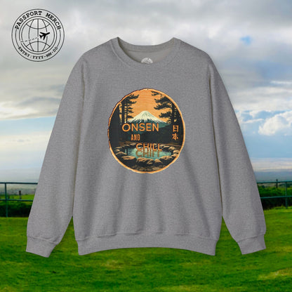 Onsen and Chill, Japan Crewneck