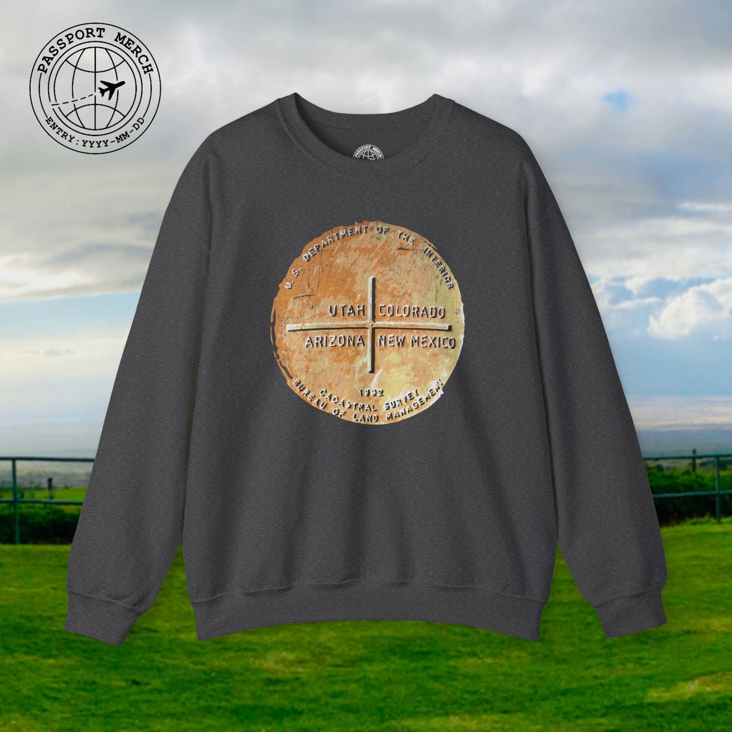 Four Corners - Utah, Colorado, Arizona, New Mexico Crewneck
