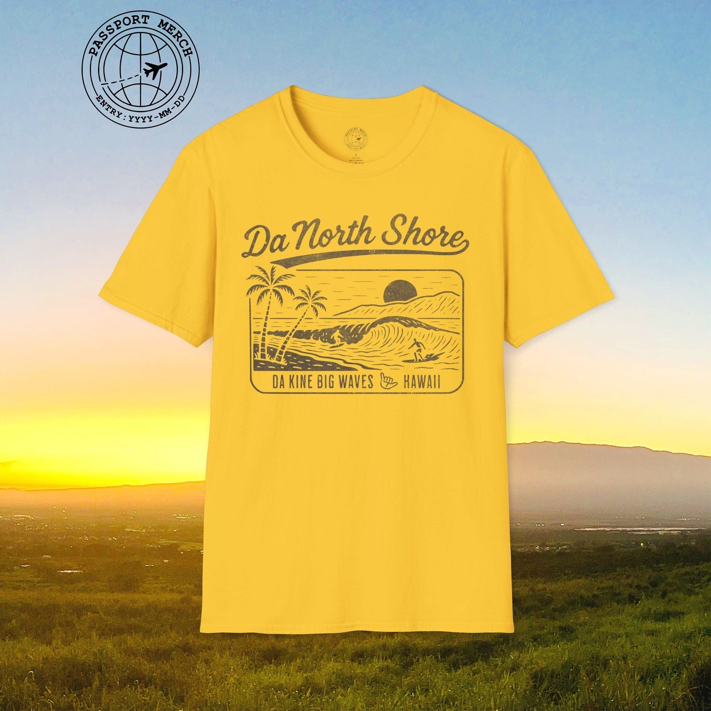Da North Shore - Da Kine Big Waves, Hawaii T-Shirt