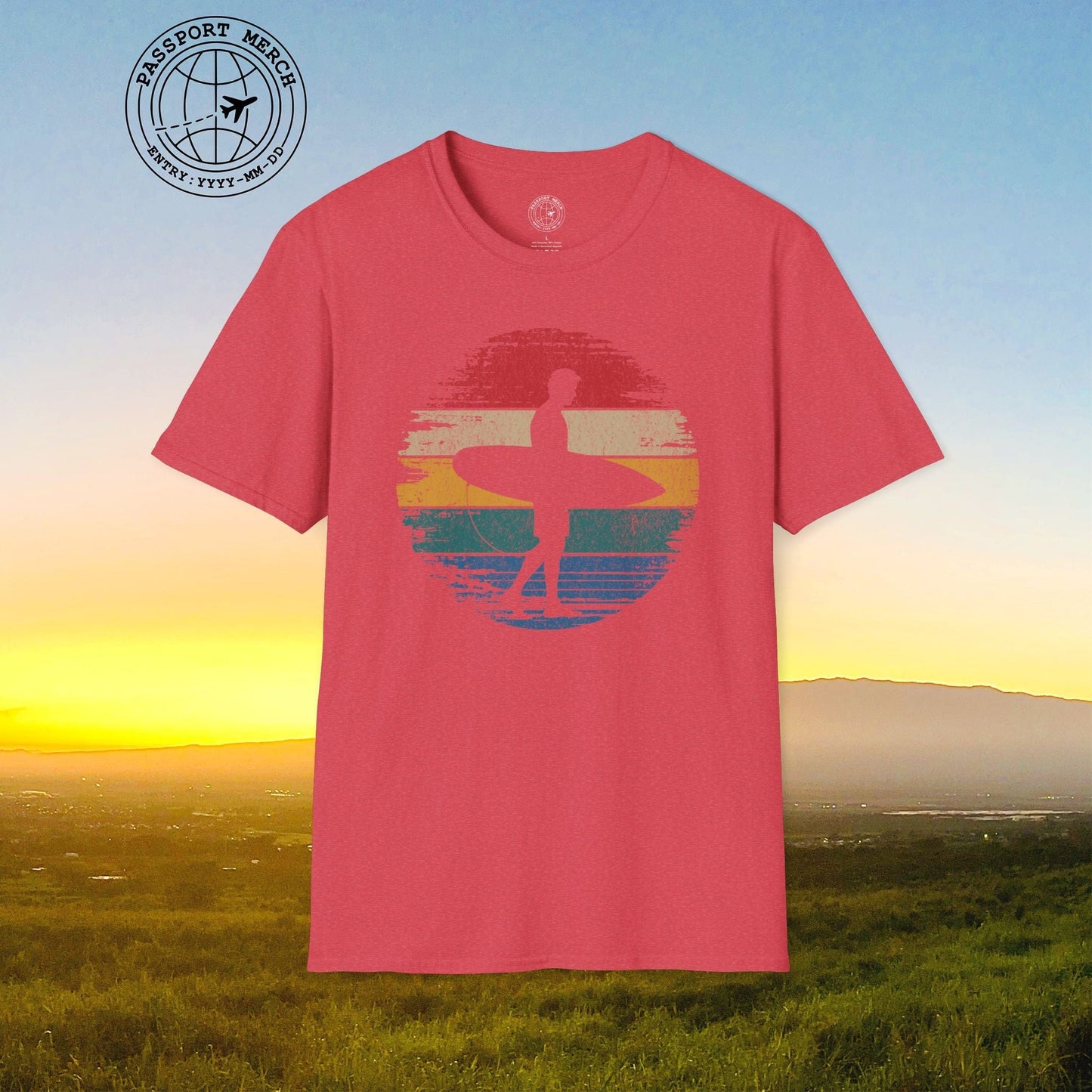 Retro Sun Surfer Dude T-Shirt