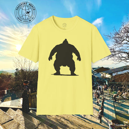 Minimalist Sumo Silhouette, Japan T-Shirt