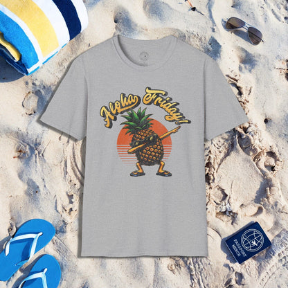 Aloha Friday Dabbing Pineapple Hawaii T-Shirt