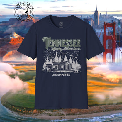 Life Simplified, Smoky Mountains Tennessee T-Shirt
