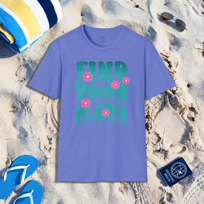 Retro Find Your Aloha, Hawaii T-Shirt