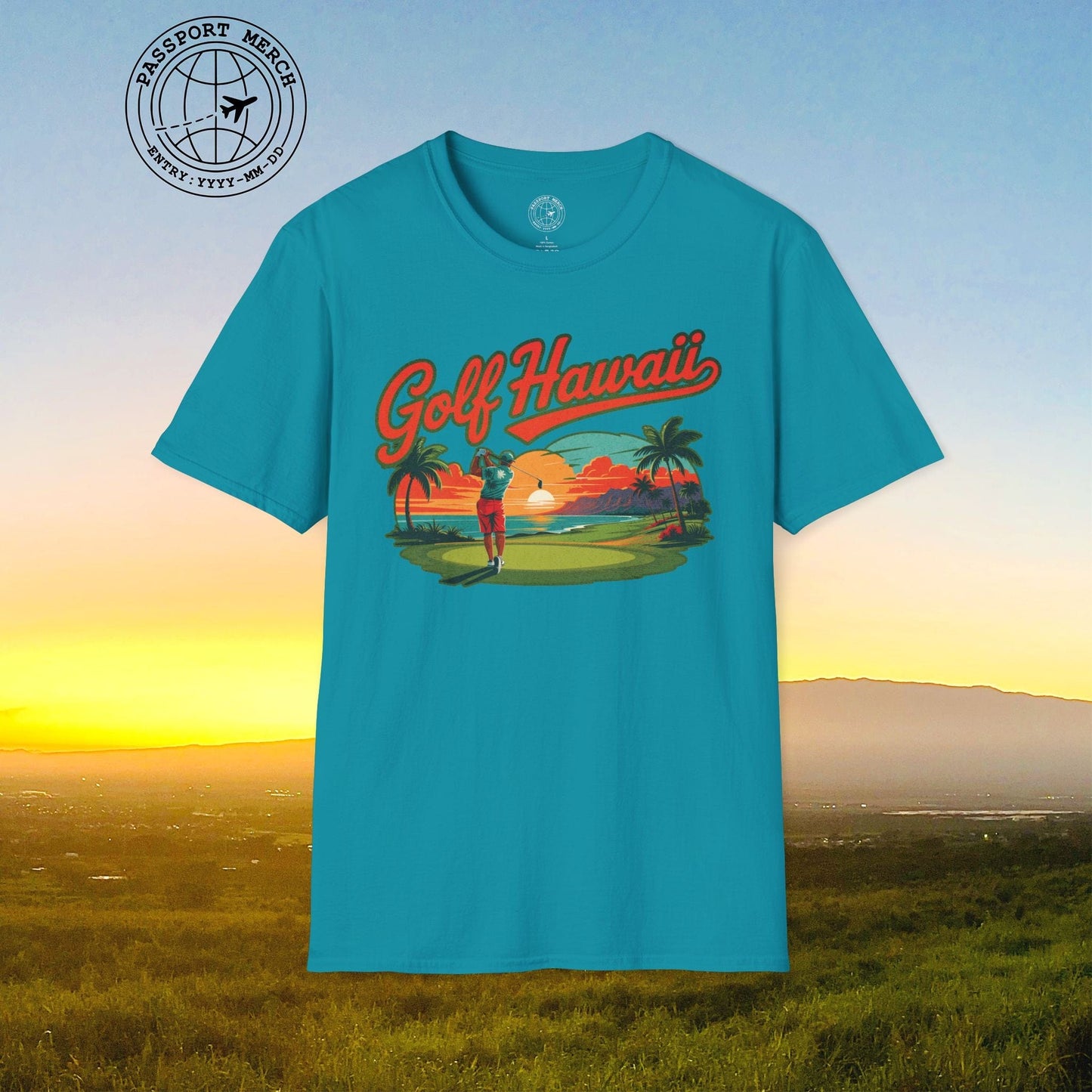 Retro Golf Hawaii T-Shirt