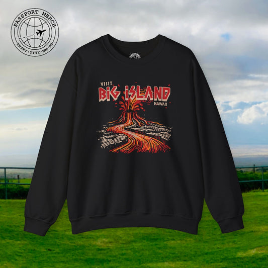 Vintage Visit Big Island, Hawaii Crewneck