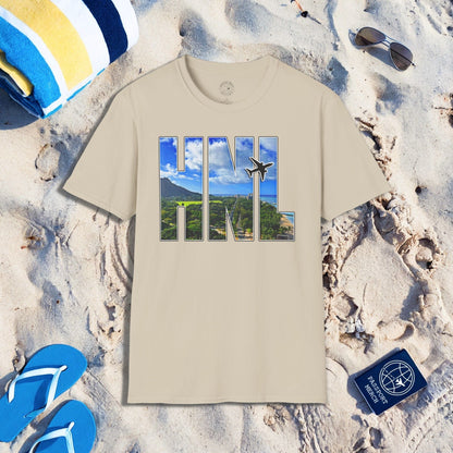 Airport Window ✈️ Honolulu Oahu Hawaii HNL T-Shirt