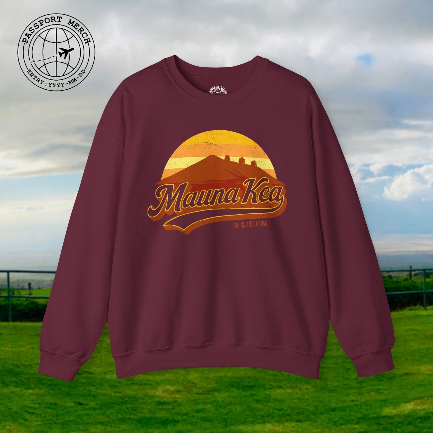 Vintage Mauna Kea, Big Island, Hawaii Crewneck