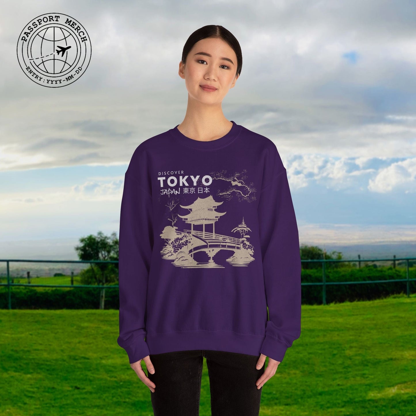 Discover Tokyo Japan Crewneck