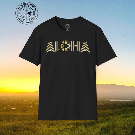 Retro Bling Aloha, Hawaii T-Shirt