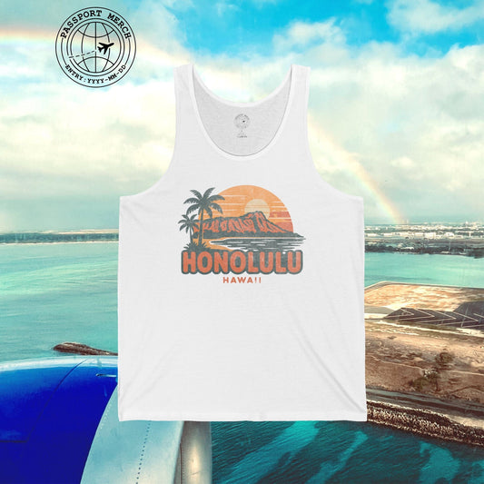 Honolulu, Oahu, Hawaii - 80's Vintage Tank Top