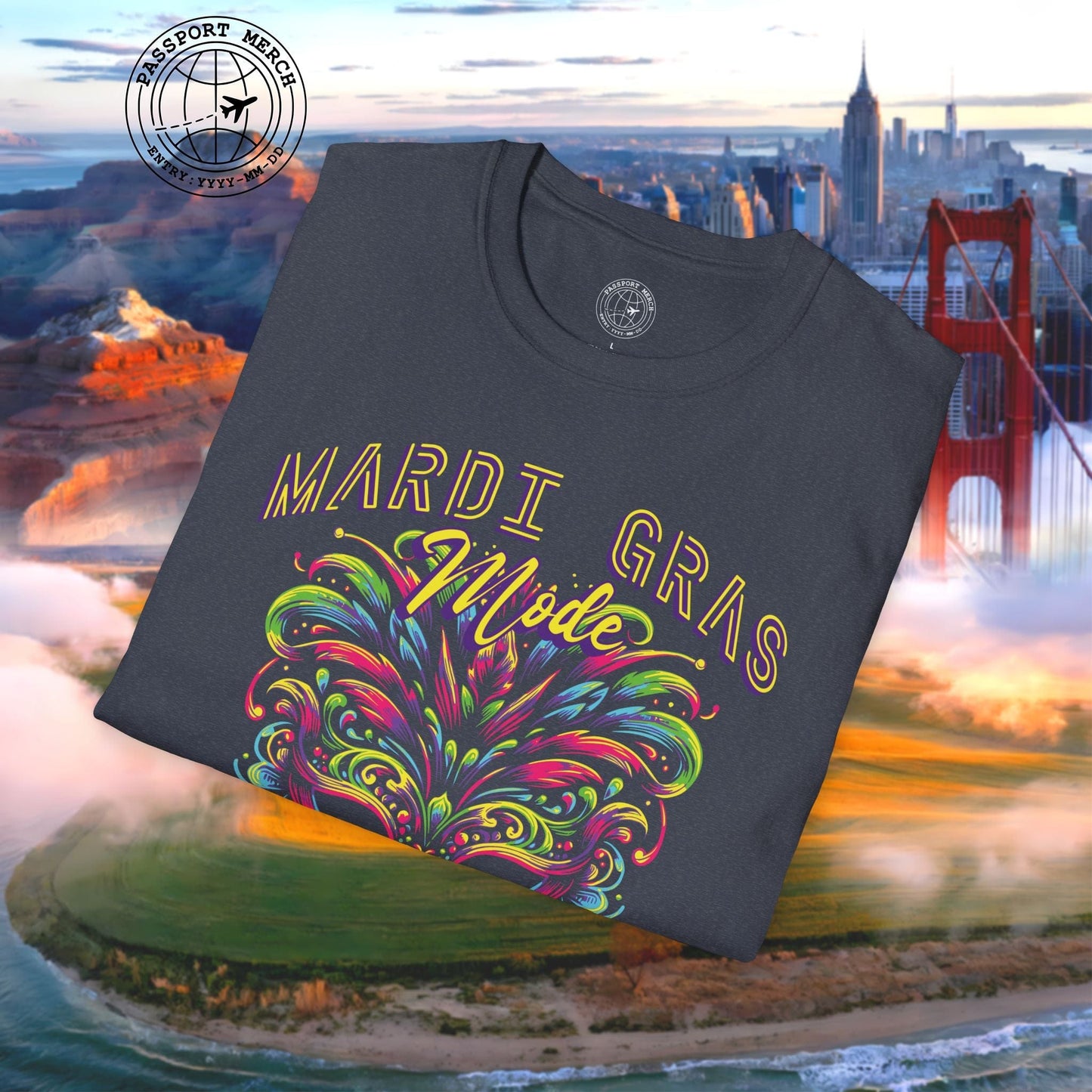 Mardi Gras Mode, Louisiana T-Shirt