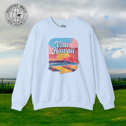 Retro Visit Hawaii Crewneck