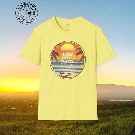 Pray for Surf Hawaii T-Shirt