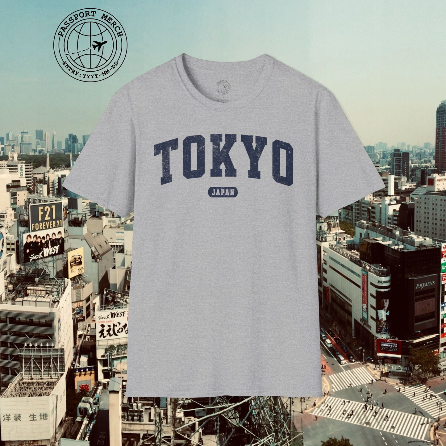 Classic Athletic (Bucket List Edition), Tokyo, Japan T-Shirt