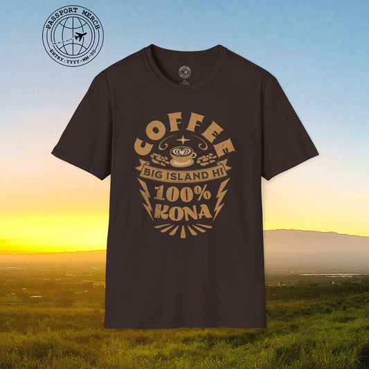 100 Percent Kona Coffee Hawaii T-Shirt